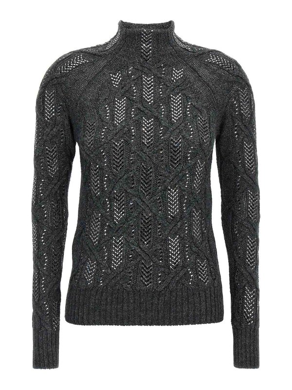 ERMANNO SCERVINO: Cardigans - Cardigan - Gris