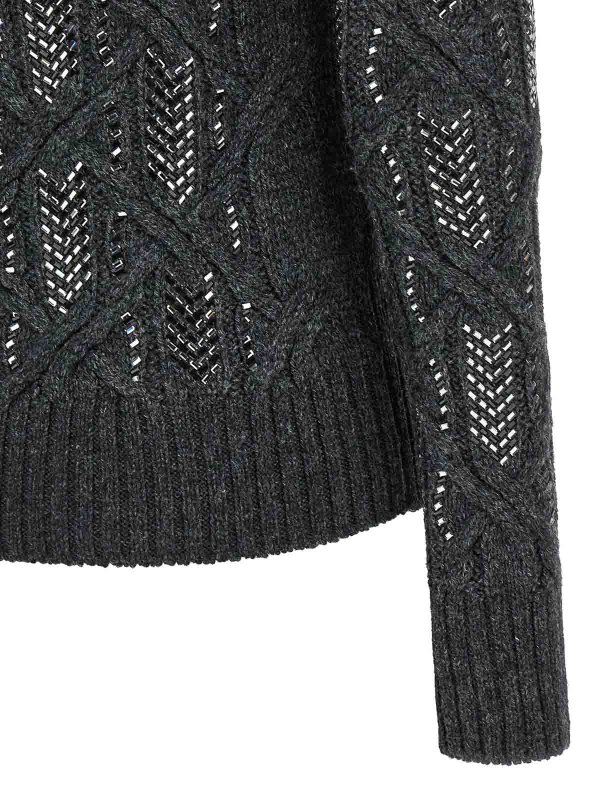 Cardigan - Gris shop online: ERMANNO SCERVINO