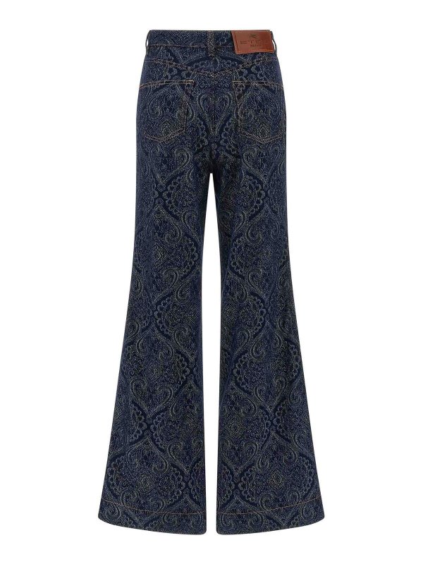 ETRO: bootcut jeans online - Jacquard Jeans