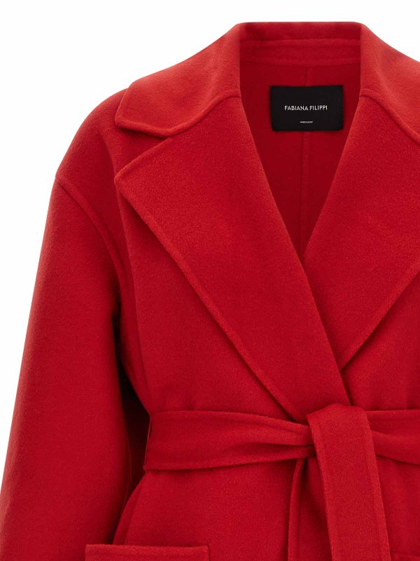 The Best Shops FABIANA FILIPPI: short coats - Cashmere Wool Coat