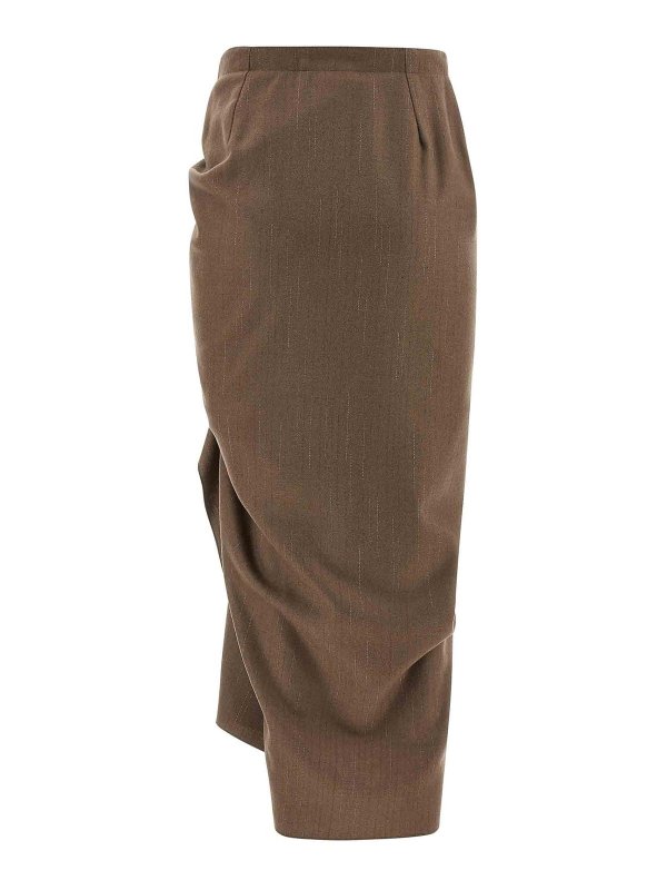 FABIANA FILIPPI: Knee length skirts & Midi online - Pinstripe Skirt