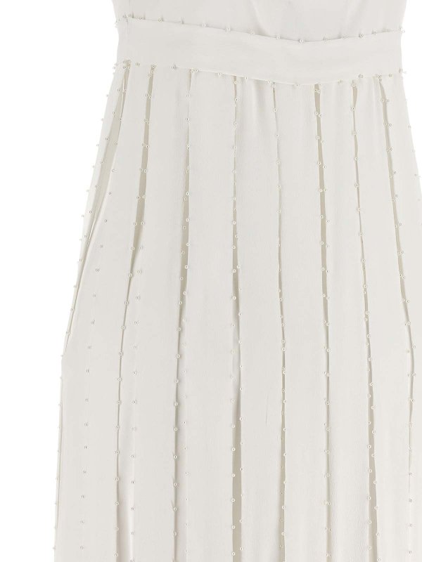 Knielanges Kleid - Weiß shop online: GIOVANNI BEDIN