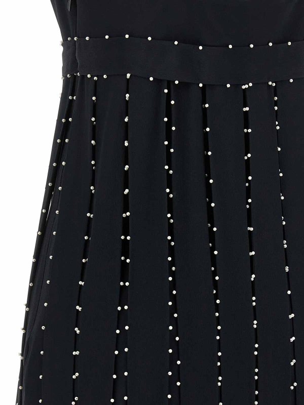 膝丈ドレス - 黒 shop online: GIOVANNI BEDIN