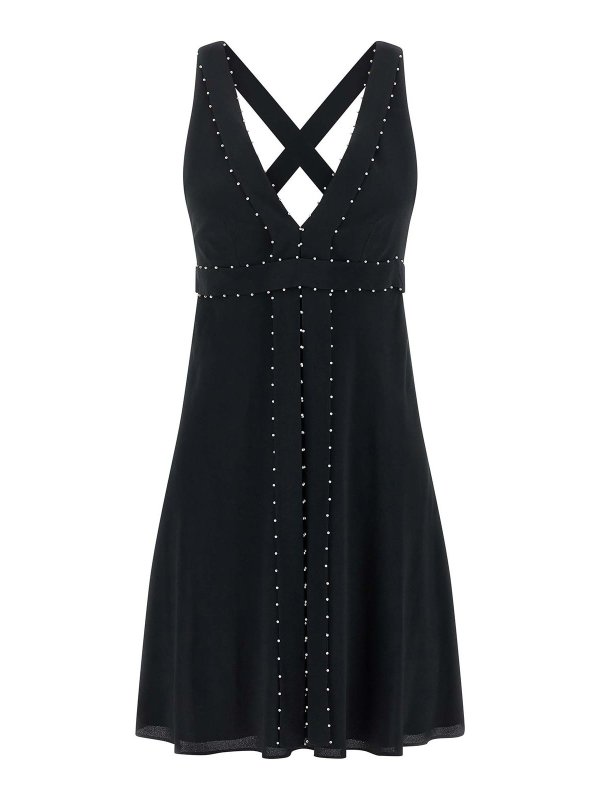 GIOVANNI BEDIN: ニーレングスドレス - 膝丈ドレス - 黒