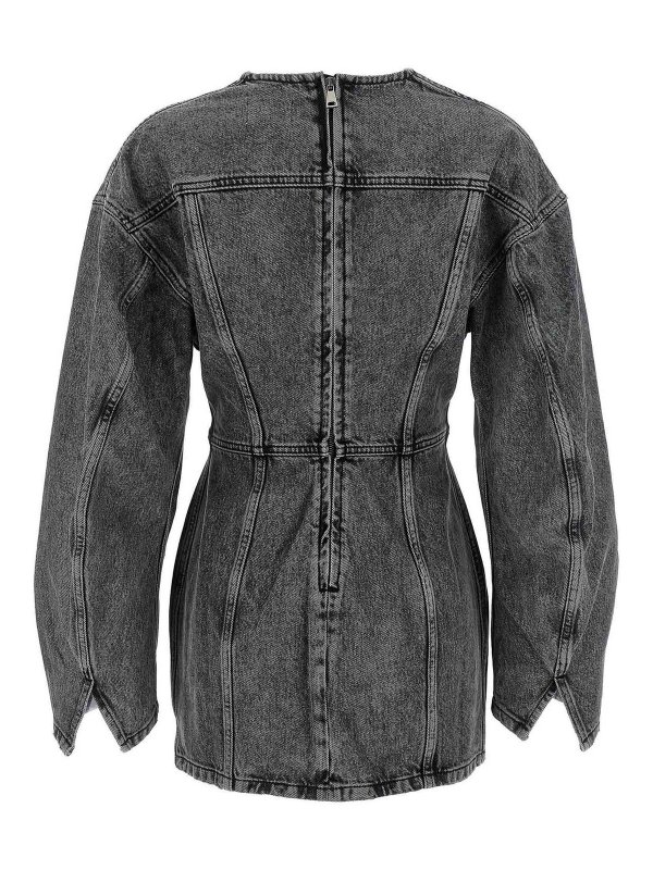 HAIKURE: knee length dresses online - Denim Dress