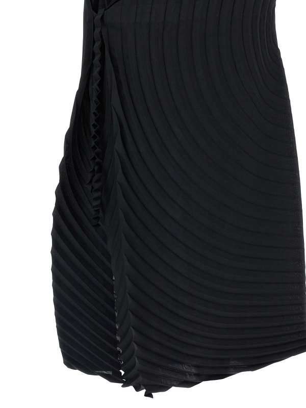 Knielanges Kleid - Schwarz shop online: PLEATS PLEASE ISSEY MIYAKE