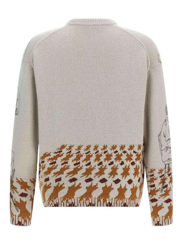 J.W. ANDERSON: クルーネック online - クルーネック - グレー