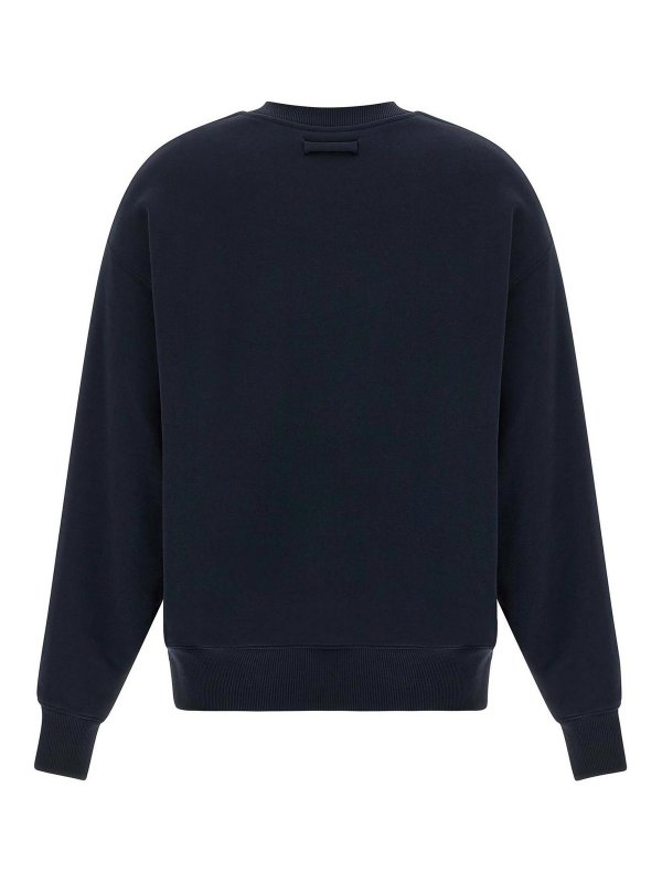 JEAN PAUL GAULTIER: Sweatshirts & Sweaters online - The Blue Gaultier Label Sweatshirt