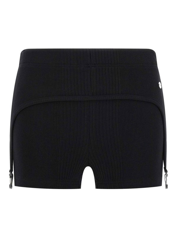 JEAN PAUL GAULTIER: Hosen Shorts - Shorts - Schwarz