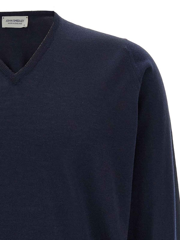 The Best Shops JOHN SMEDLEY: Cardigans - Cardigan - Bleu