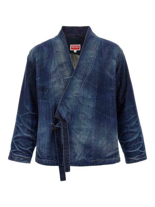 KENZO: casual jackets - Kimono Jacket