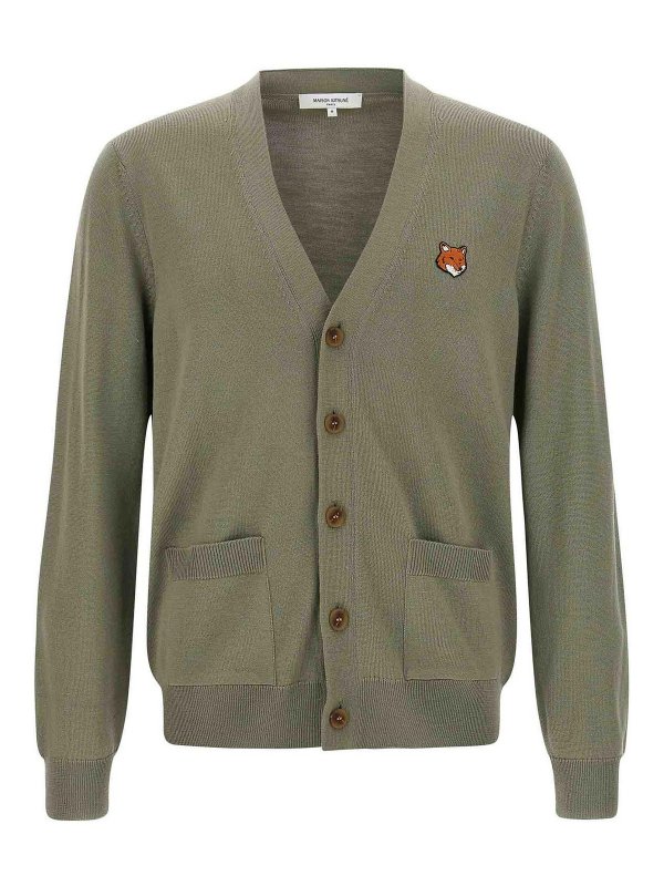 MAISON KITSUNÉ: cardigan - Cardigan