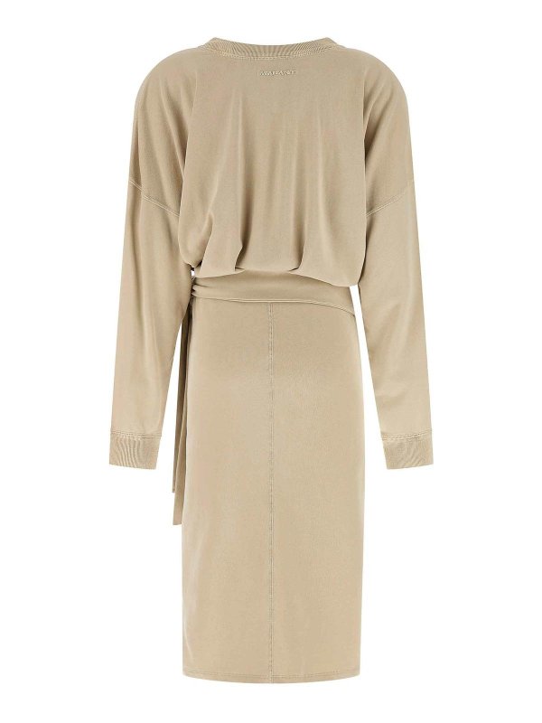 Isabel Marant Etoile: Robe longueur genou online - Robe Au Genou - Beige