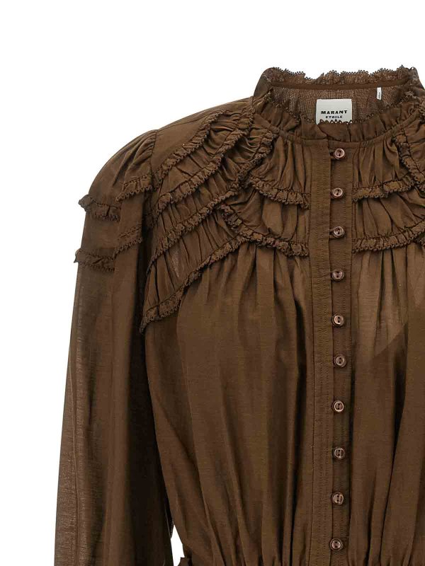 The Best Shops Isabel Marant Etoile: Robe longueur genou - Robe Au Genou - Vert