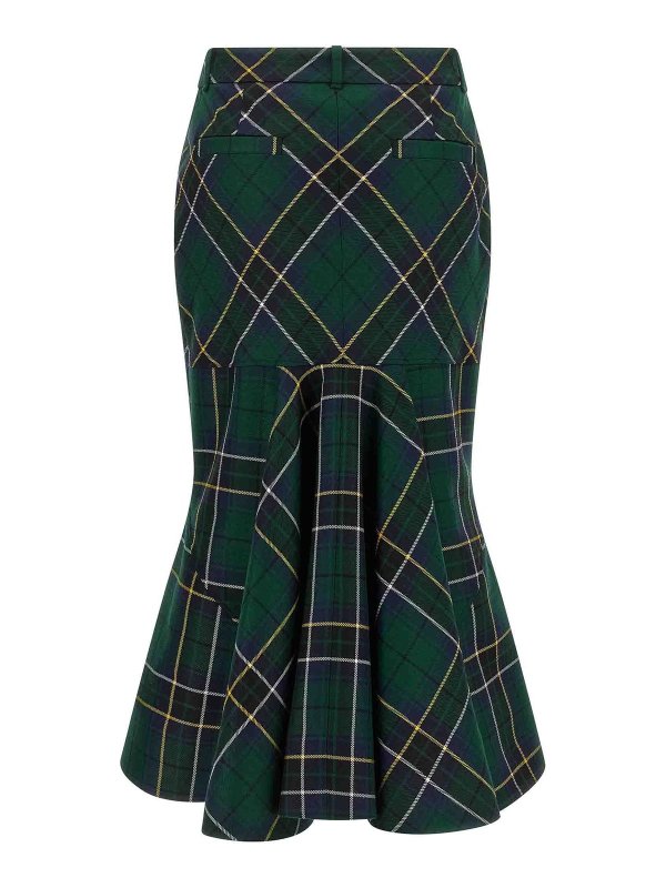 ALEXANDER MCQUEEN: Knee length skirts & Midi online - Tartan Skirt