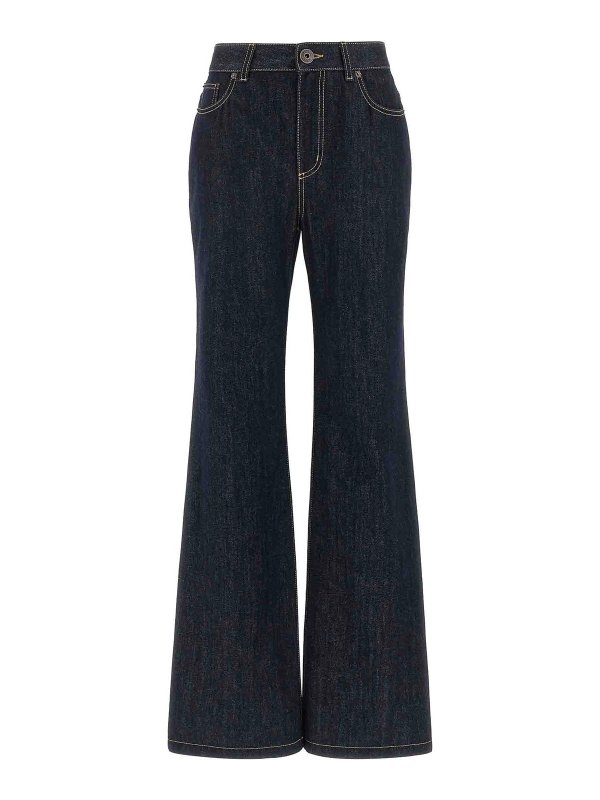 ALEXANDER MCQUEEN: bootcut jeans - Straight Leg Jeans