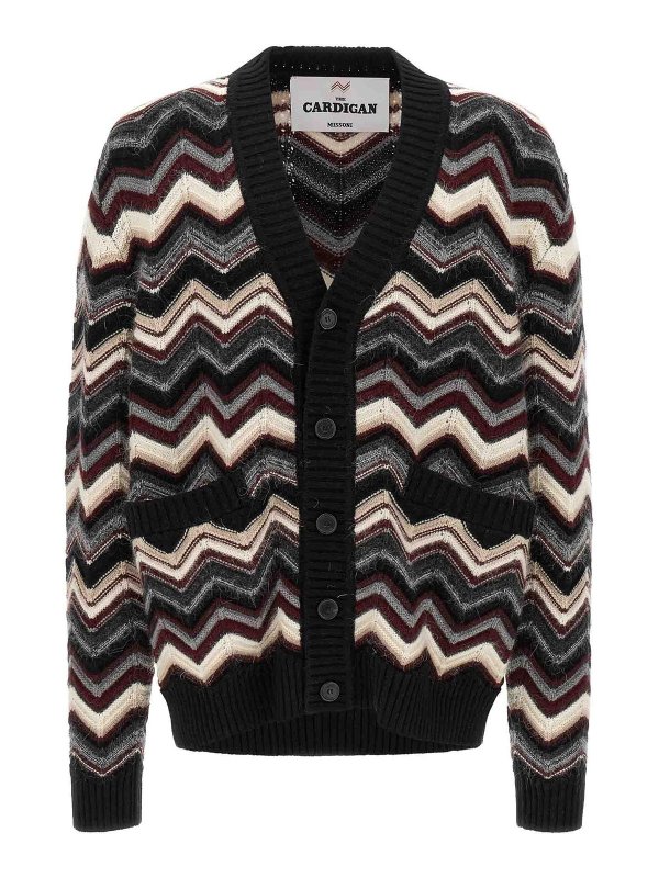 MISSONI: cardigans - Zigzag Cardigan