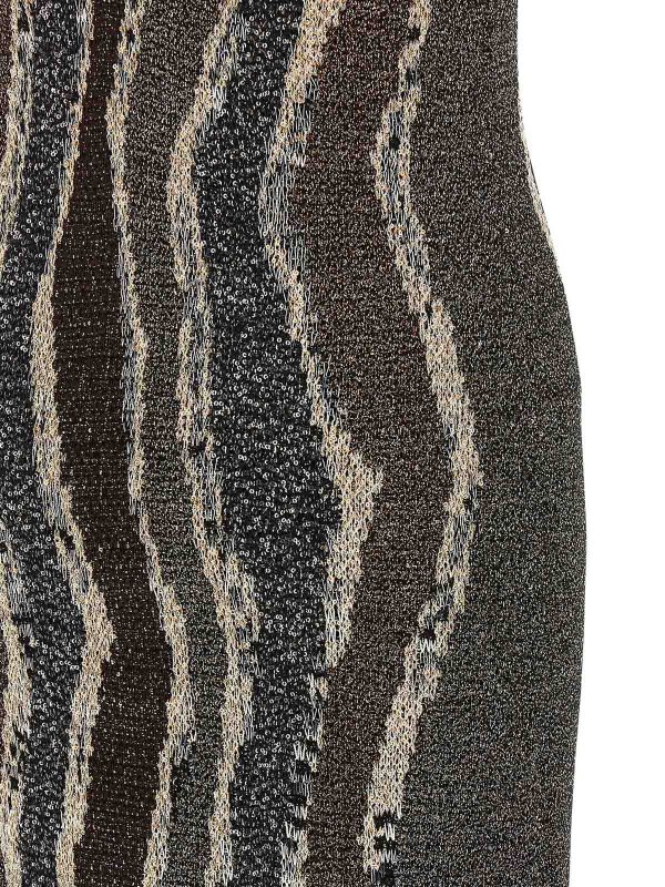 膝丈ドレス - マルチカラー shop online: MISSONI