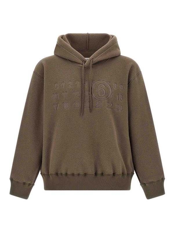 MM6 MAISON MARGIELA: Sweatshirts & Sweaters - Fleece Sweatshirt