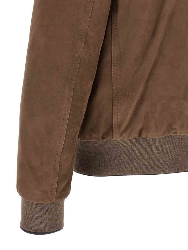 カジュアルジャケット - ブラウン shop online: MOORER