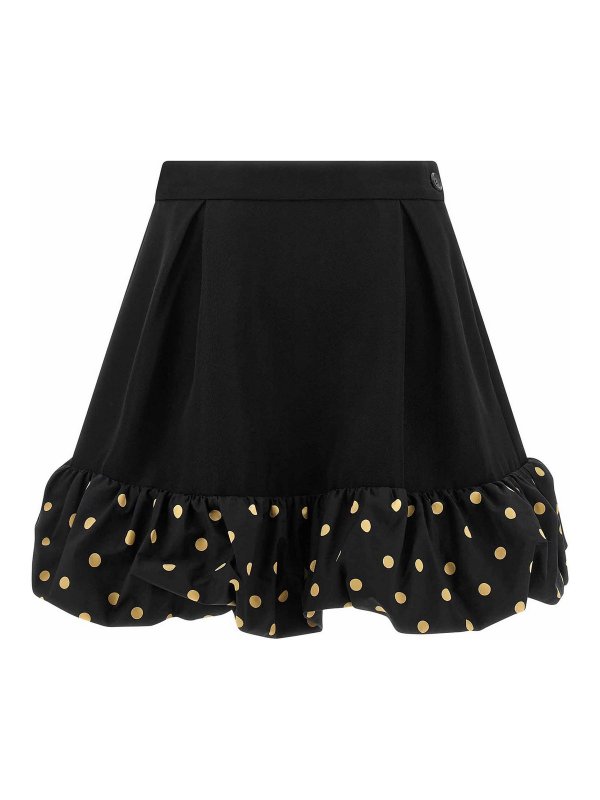 MOSCHINO: Knee length skirts & Midi - Polka Dots Insert Skirt