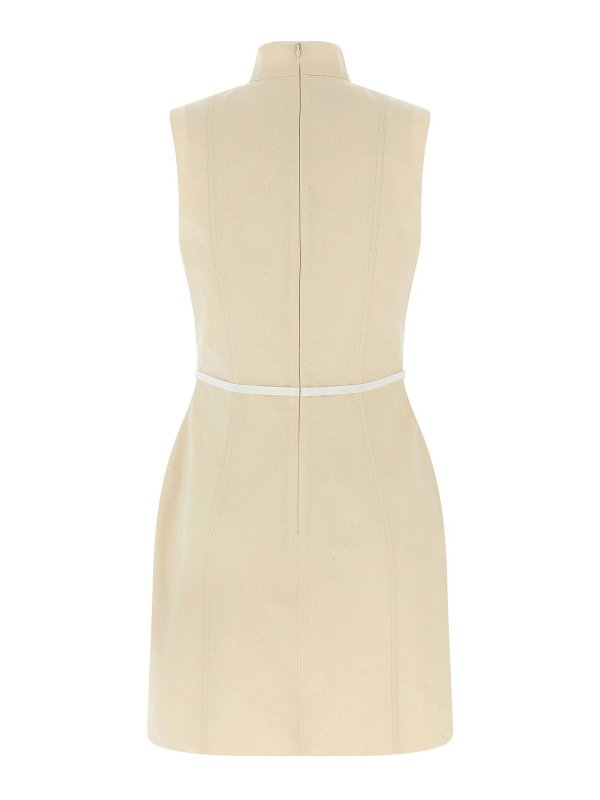 MOSCHINO: Robe longueur genou online - Robe Au Genou - Beige