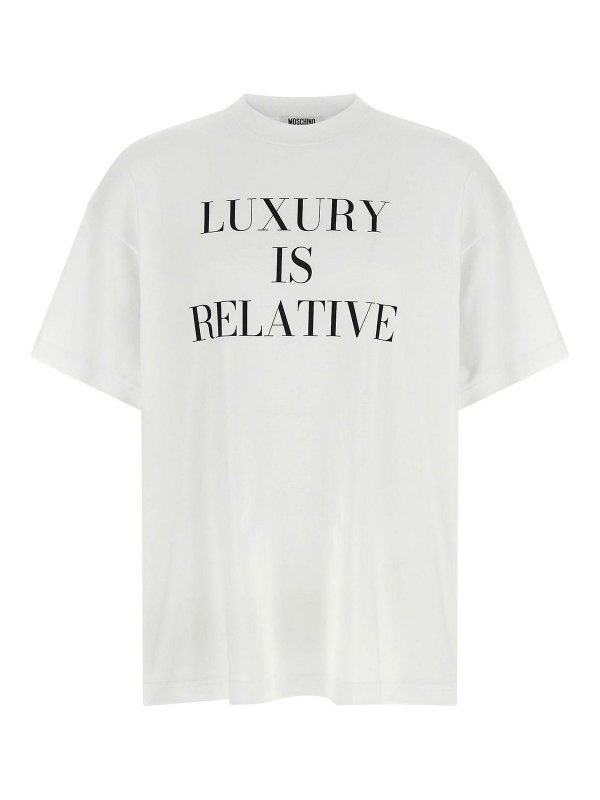 MOSCHINO: t-shirts - Printed T-Shirt