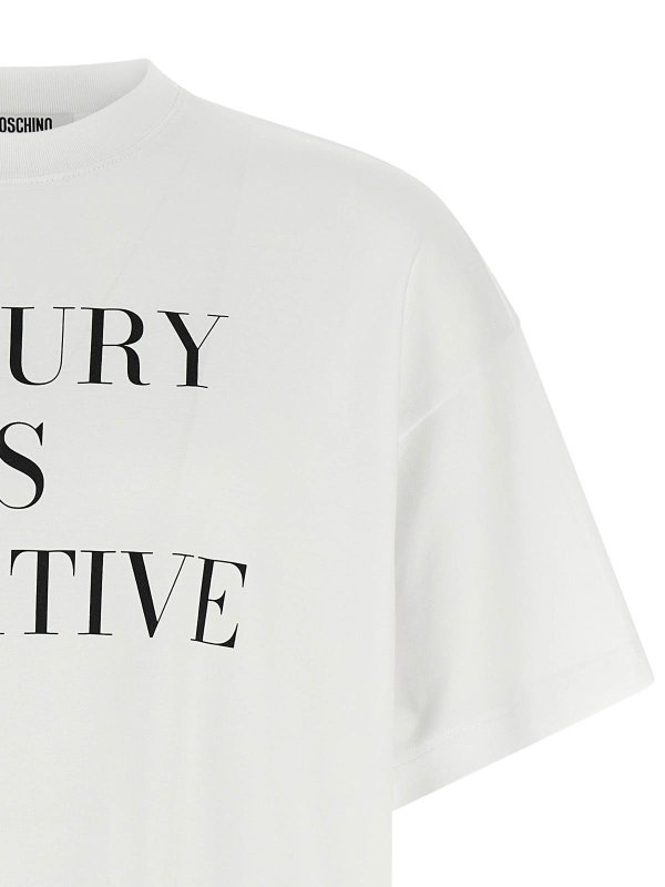 The Best Shops MOSCHINO: t-shirts - Printed T-Shirt