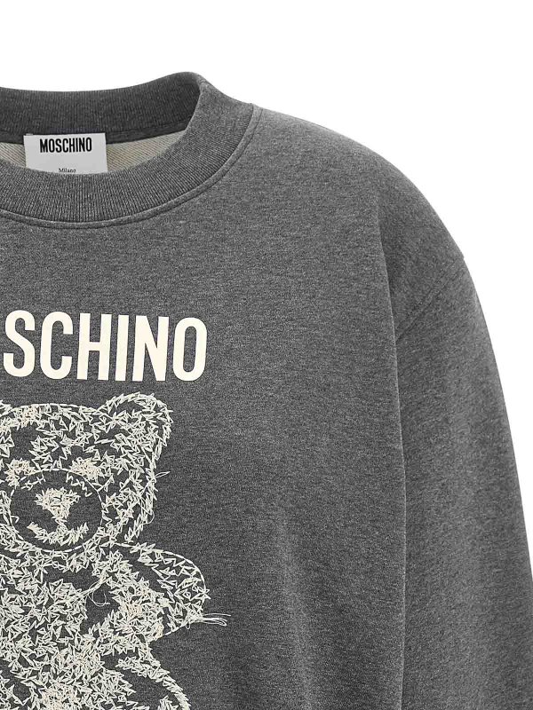 The Best Shops MOSCHINO: Sweatshirts und Pullover - Sweatshirt - Grau