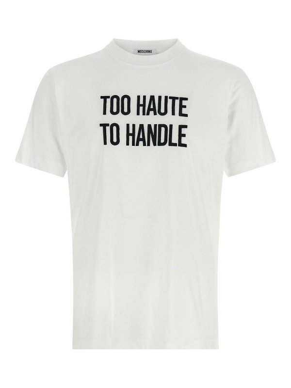 MOSCHINO: T-shirts - T-Shirt - Blanc