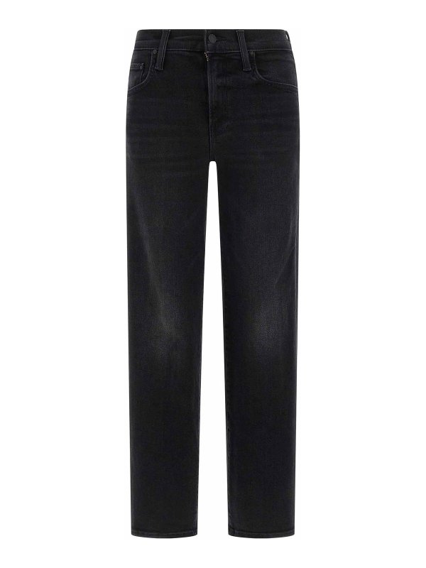 MOTHER: bootcut jeans - The Mid Rise Rambler Zip Flood Jeans