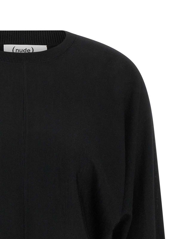 The Best Shops Nude: クルーネック - クルーネック - 黒