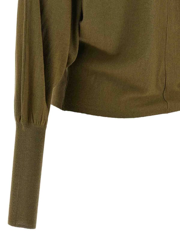 クルーネック - 緑 shop online: Nude