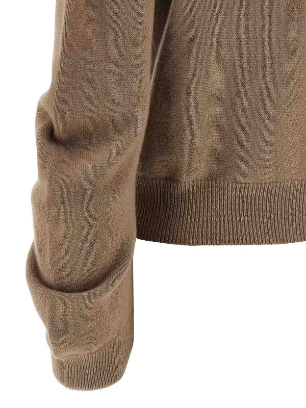 Rundhalspullover - Beige shop online: Nude