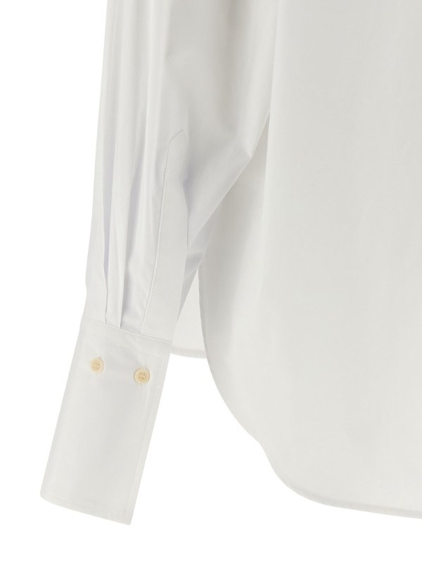 Lavallire Collar Shirt shop online: Nude