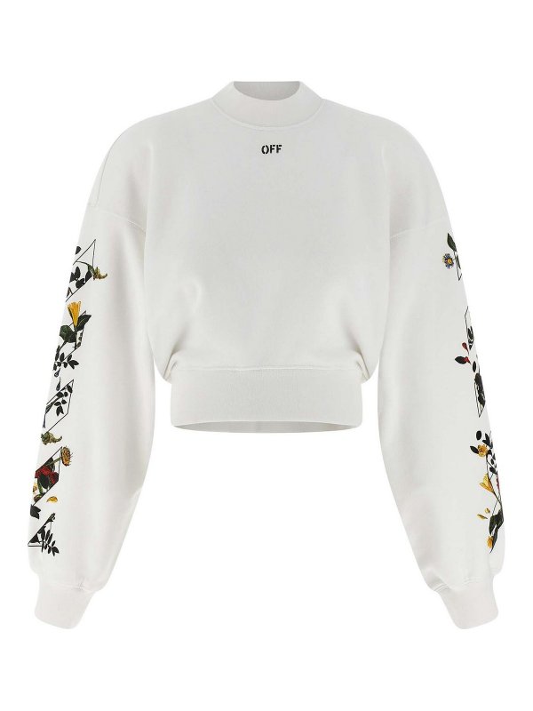 OFF-WHITE: Sweatshirts und Pullover - Sweatshirt - Weiß