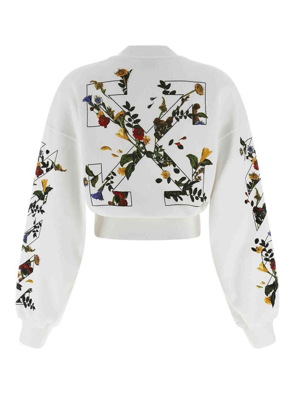 OFF-WHITE: Sweatshirts und Pullover online - Sweatshirt - Weiß