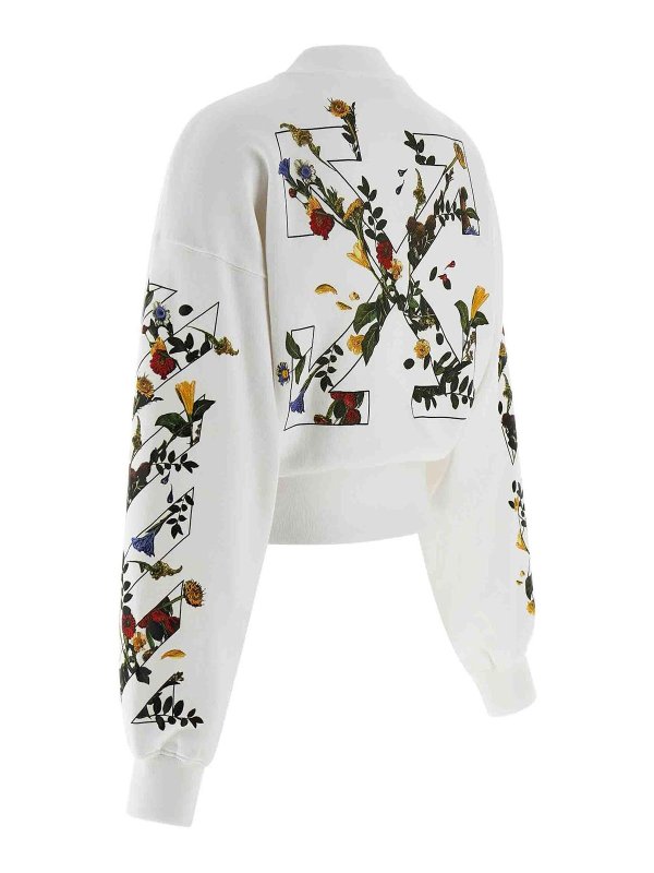 The Best Shops OFF-WHITE: Sweatshirts und Pullover - Sweatshirt - Weiß