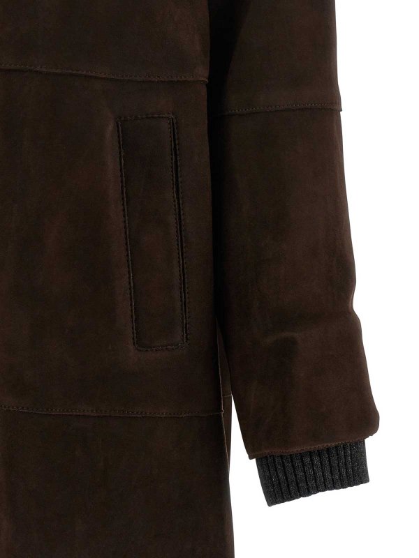 ショートコート - ブラウン shop online: P.A.R.O.S.H.