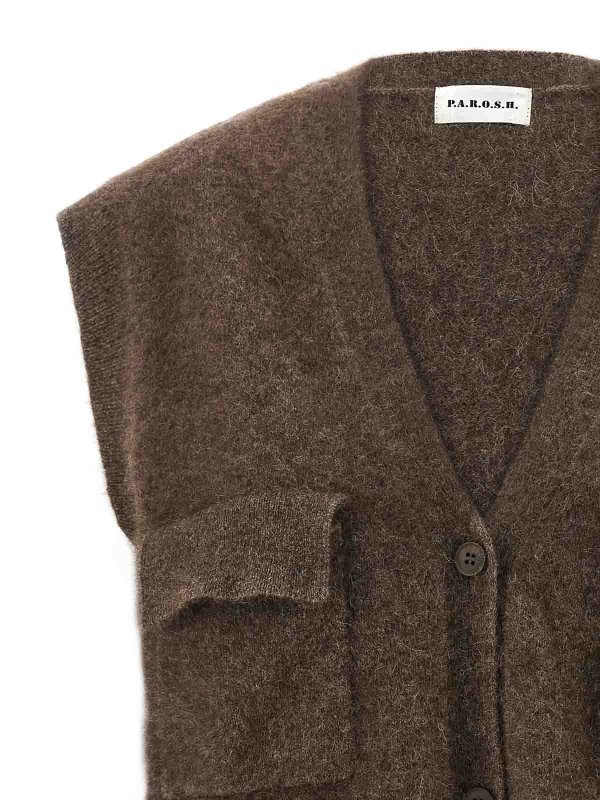 The Best Shops P.A.R.O.S.H.: maglieria gilet - Giubbotto lacoon