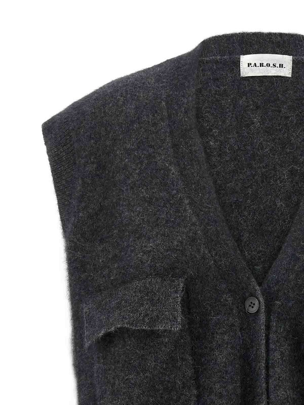 The Best Shops P.A.R.O.S.H.: maglieria gilet - Giubbotto lacoon