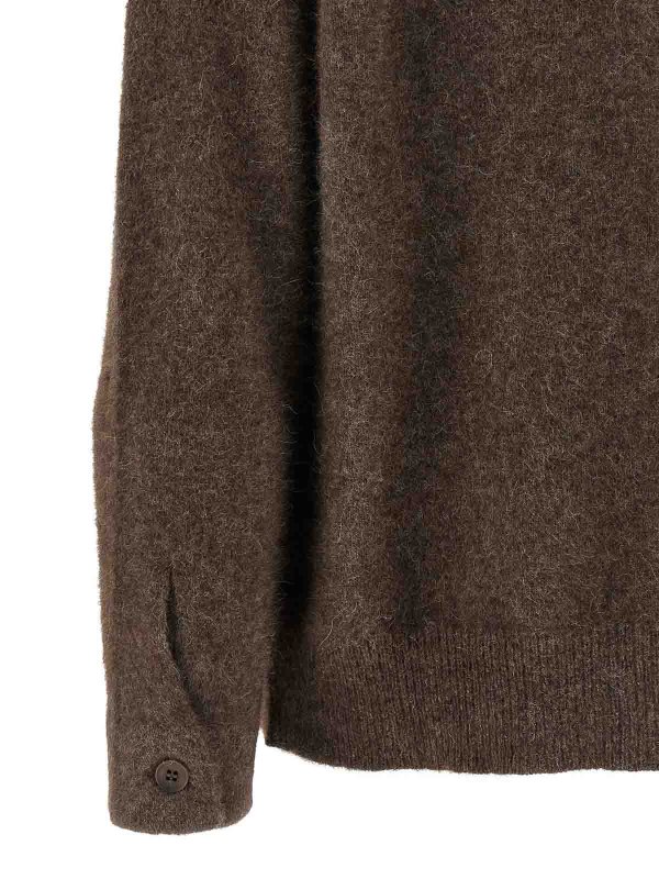 カーディガン - ブラウン shop online: P.A.R.O.S.H.