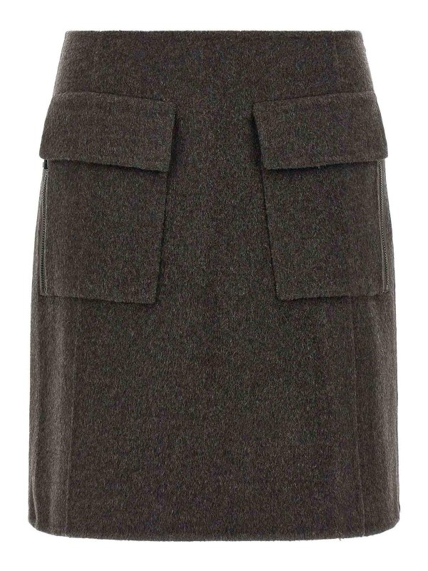 P.A.R.O.S.H.: Knee length skirts & Midi - Leak25 Skirt