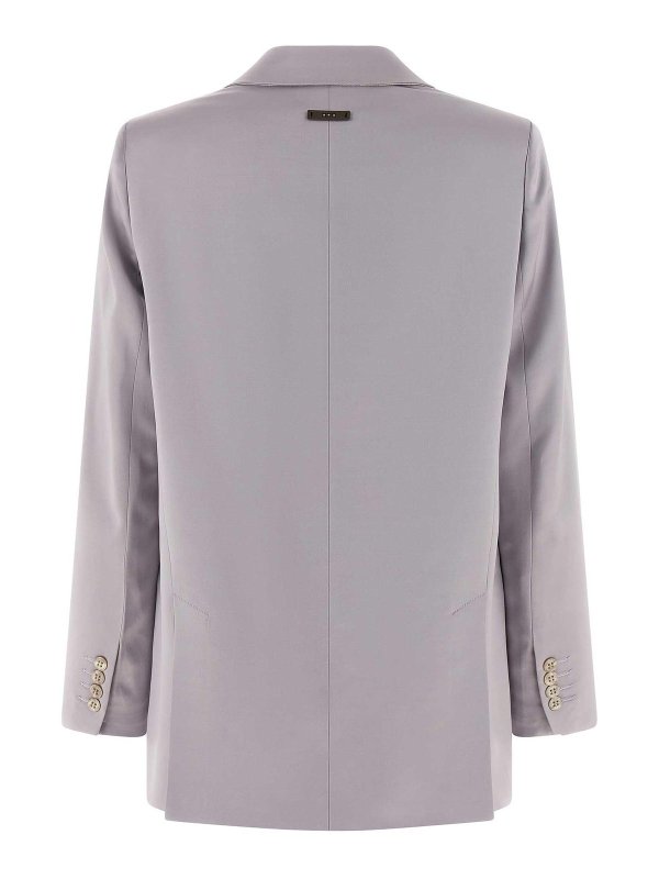 PESERICO: blazers online - Satin Blazer