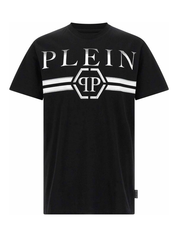 PHILIPP PLEIN: t-shirts - Logo Print T-Shirt