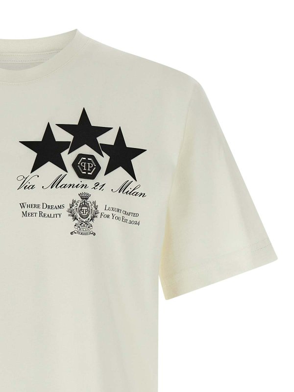 The Best Shops PHILIPP PLEIN: T-shirts - T-Shirt - Weiß