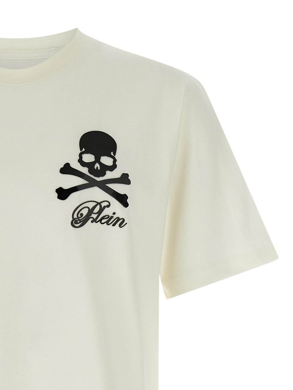 The Best Shops PHILIPP PLEIN: T-shirts - T-Shirt - Weiß