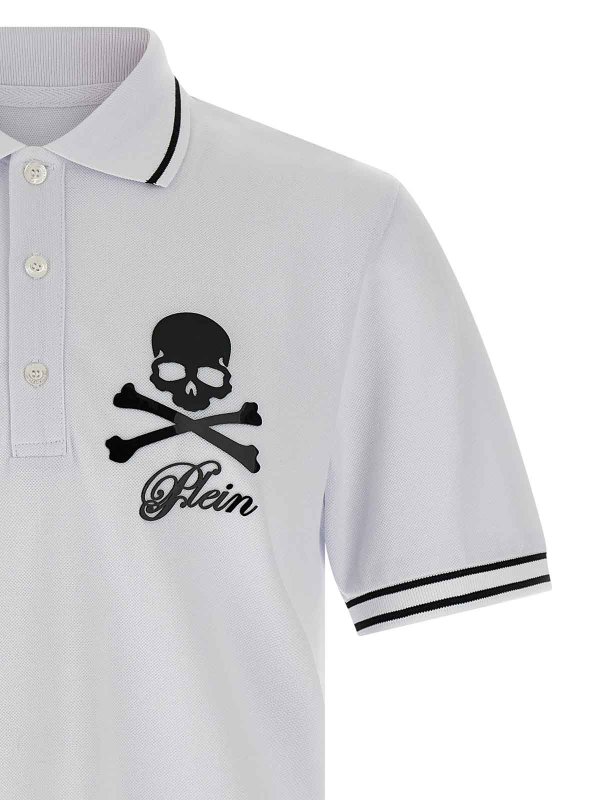 The Best Shops PHILIPP PLEIN: Poloshirts - Poloshirt - Weiß