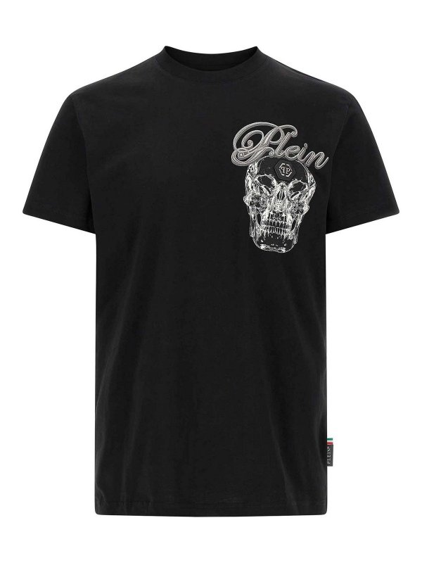 PHILIPP PLEIN: Tシャツ - Tシャツ - 黒