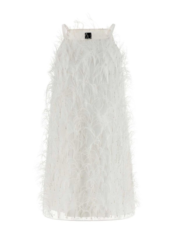 Pinko: ニーレングスドレス - 膝丈ドレス - 白